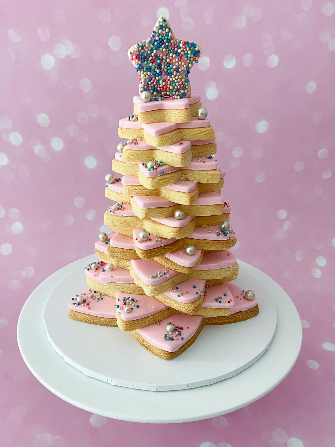 Star Cookie Christmas Tree Template